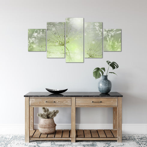 Wandbilder Wohnzimmer XXL Pusteblume Moderne Bild Gräser